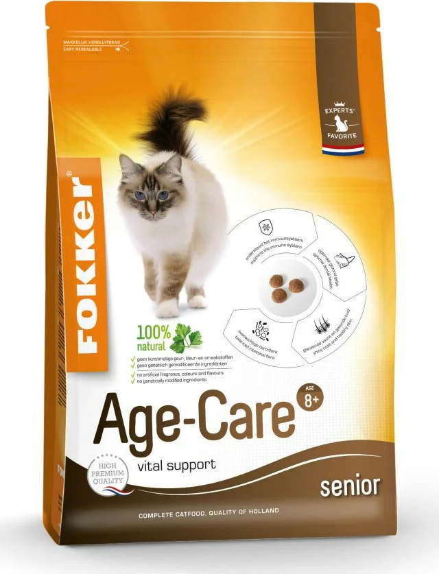 Fokker Age Care Kattenvoer Gevogelte 2,5 kg