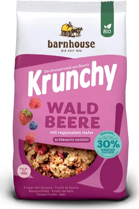 Barnhouse Krunchy Muesli Bosvruchten 500GR
