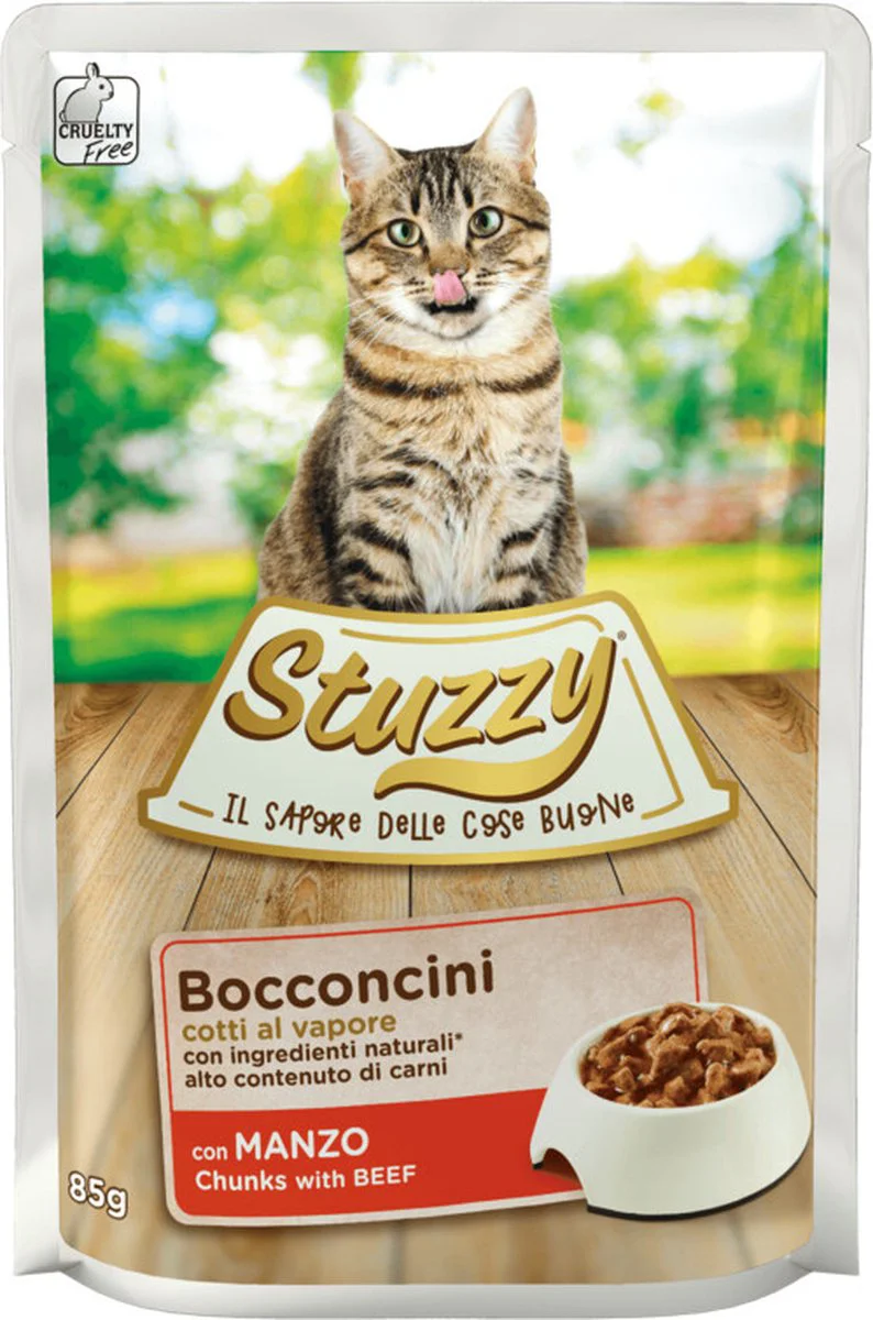 24x Stuzzy Kattenvoer Pouch Rund 85 gr