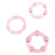 Stay Hard Cock Rings Pink 3ST