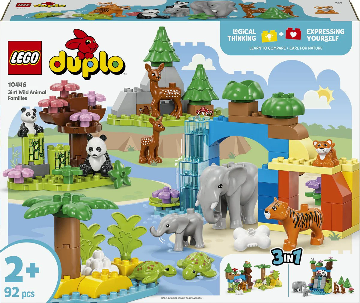 LEGO DUPLO 3-in-1 families van wilde dieren 10446