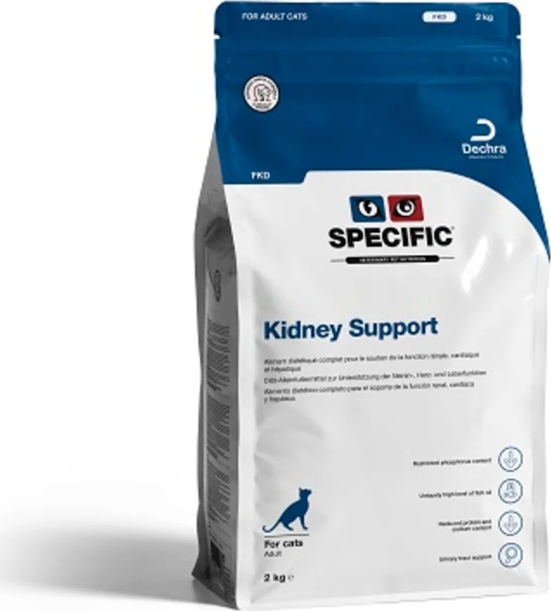 3x Specific FKD Kattenvoer Kidney Support 2 kg