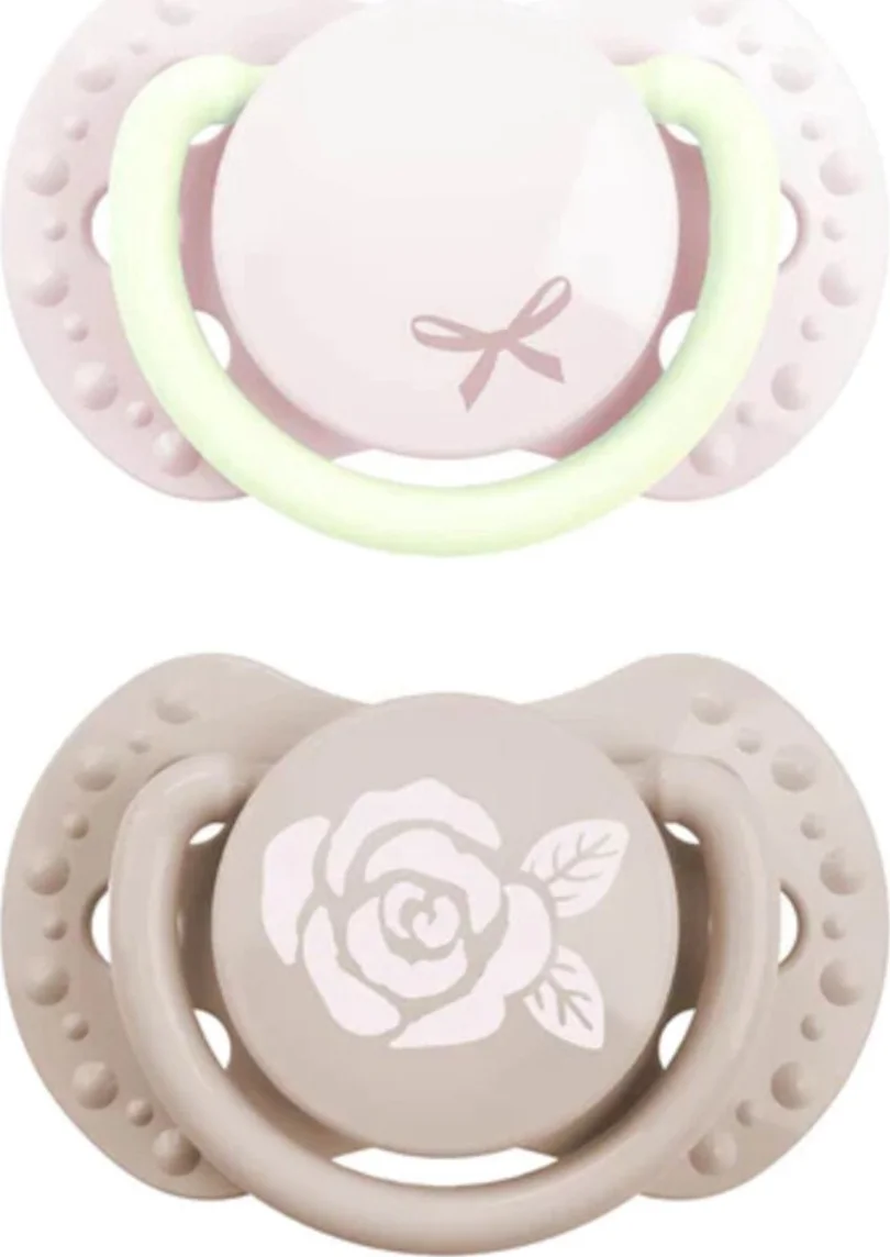 Difrax LOVI Pacifier Dynamic Newborn Baby Shower Girl - Fopspeen 2ST