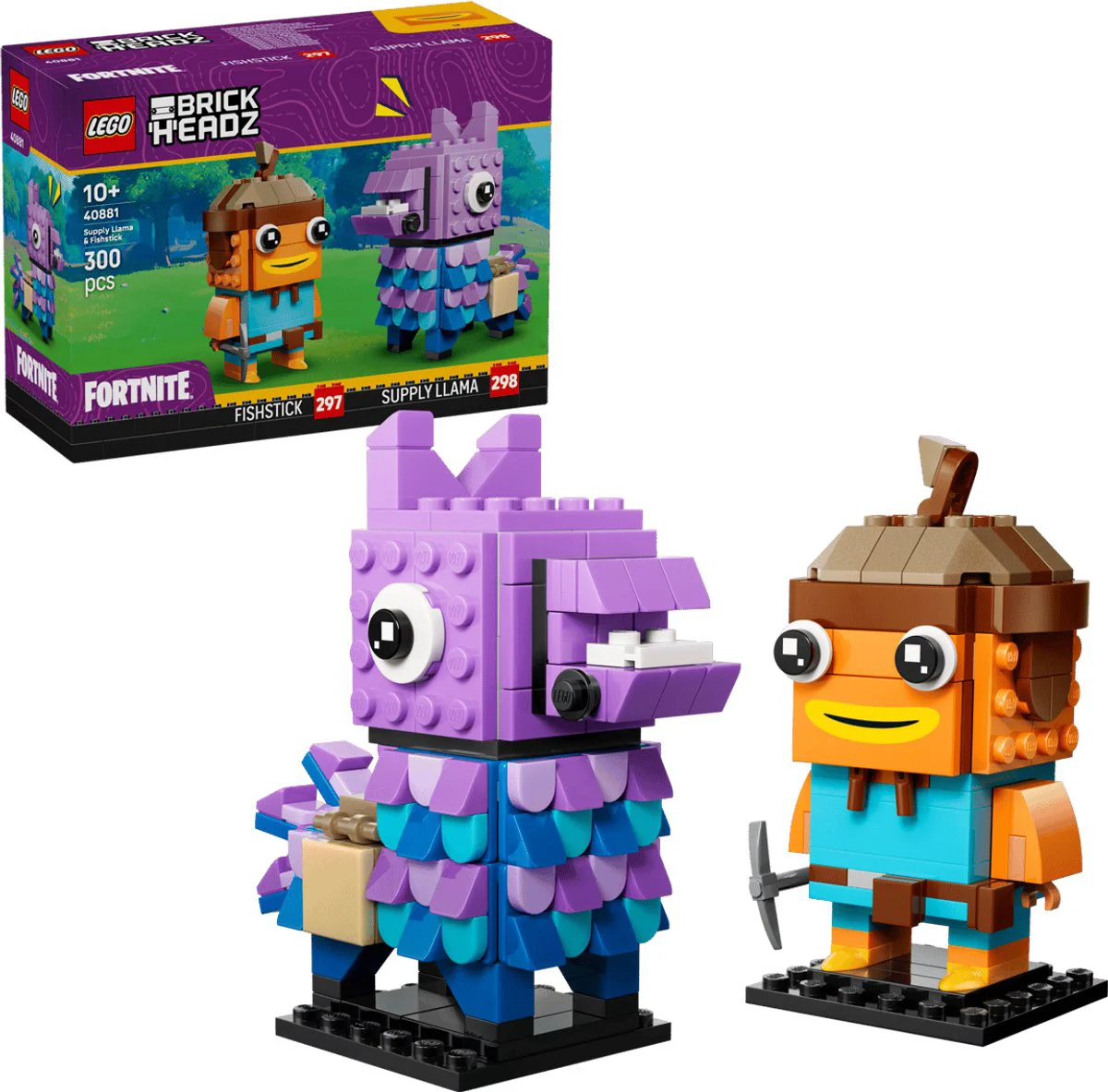 LEGO BrickHeadz Supply Llama en Fishstick figuren 40881