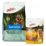 Prins ProCare Super Active 20 kg & Treats Chicken Pakket