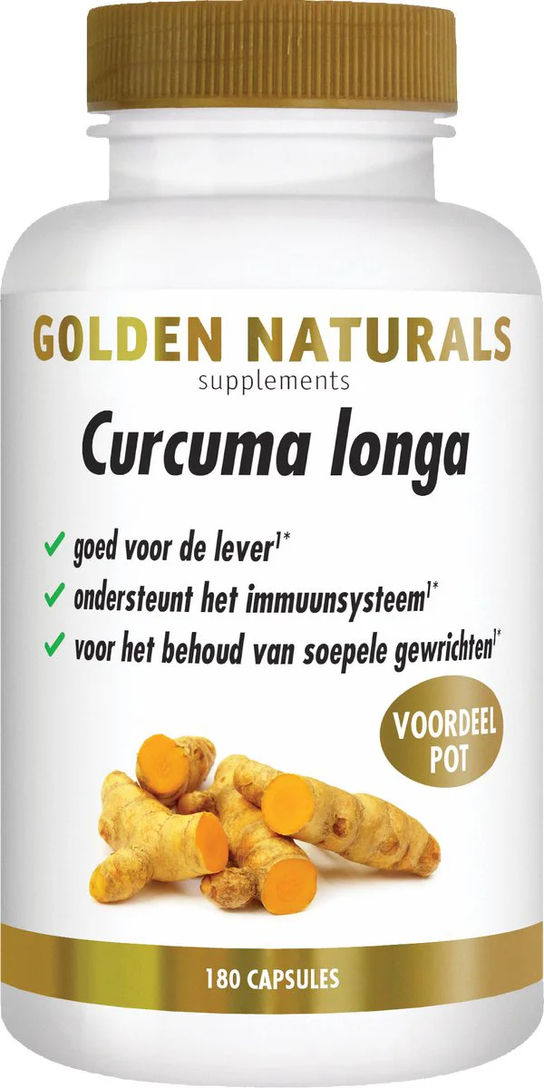 Golden Naturals Curcuma Longa 180 vegacapsules