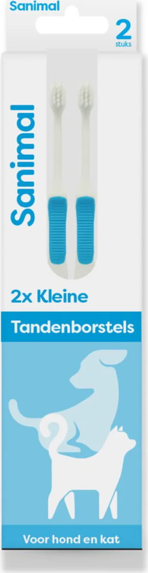 Sanimal Kleine Tandenborstel 2 stuks