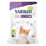 14x Yarrah Bio Kattenvoer Kalkoen 85 gr