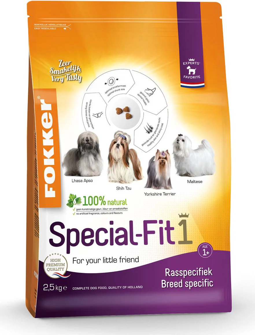 Fokker Special-Fit 1 Hondenvoer Kip 2,5 kg