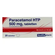 Healthypharm Paracetamol 500mg Tabletten 20st 20TB