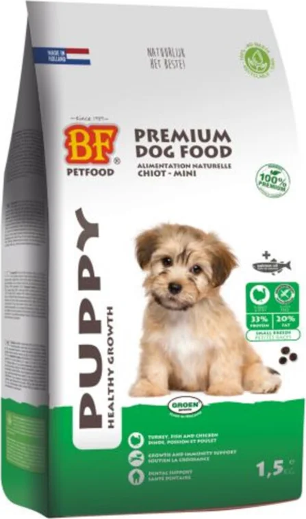 4x BF Petfood Small Breed Puppy 1,5 kg