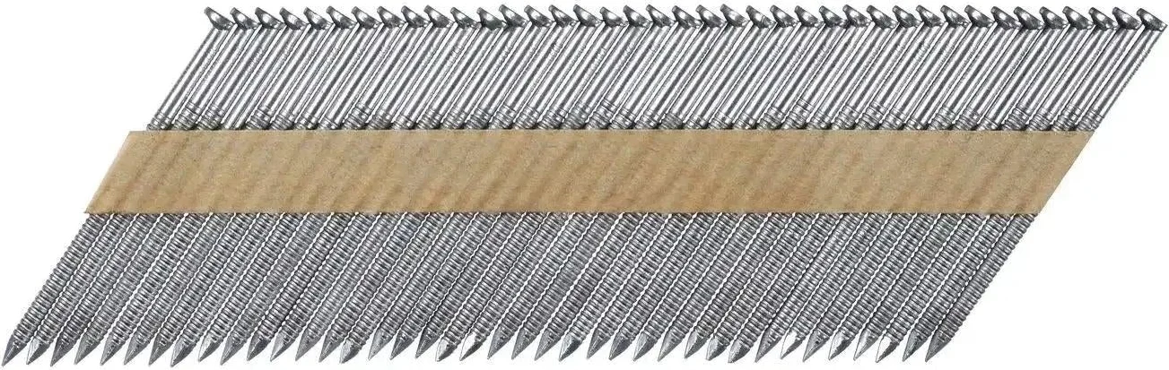 DeWALT DNPT28R63SZ 33º Papiergebonden Spijkers 2.8x63mm RVS/inox / Geringd VE=1200