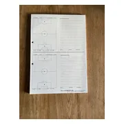 Taktisport Voetbalcompetitieboek - 5-delige set - Met trainersboek - A6 - Voetbal trainingsmateriaal