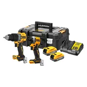 DeWALT DCK2050E2T Accu combiset 2-delig (DCD805 + DCF850) 18V XR 1.7Ah POWERSTACK in TSTAK
