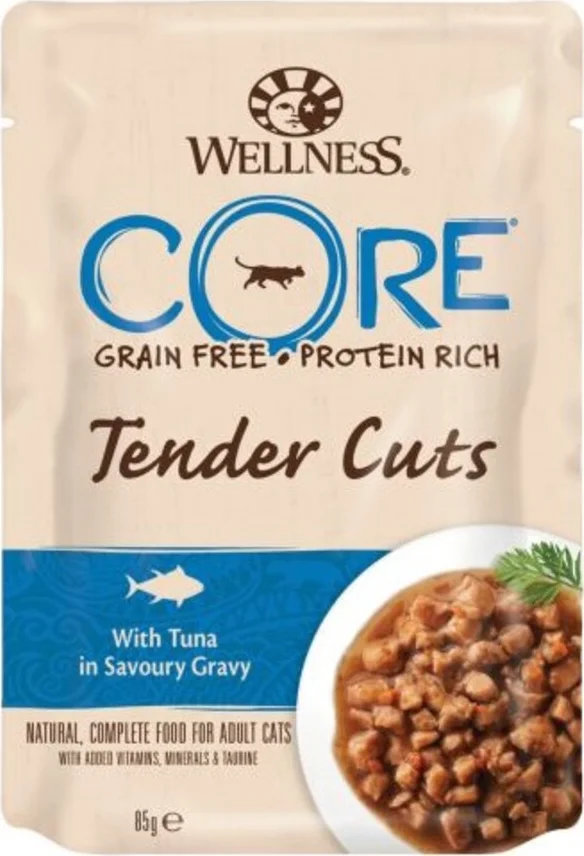 Wellness Core Kattenvoer Tender Cuts Tonijn 85 gr