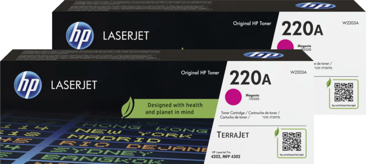 HP 220A LaserJet Toner Magenta (2 stuks)