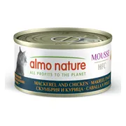 Almo Nature HFC Natural Kattenvoer Nat Makreel & Kip 70 gr