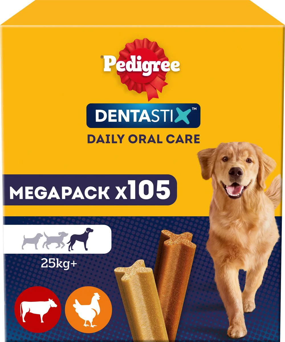 Pedigree Hondensnack Multipack Dentastix Maxi 105 stuks