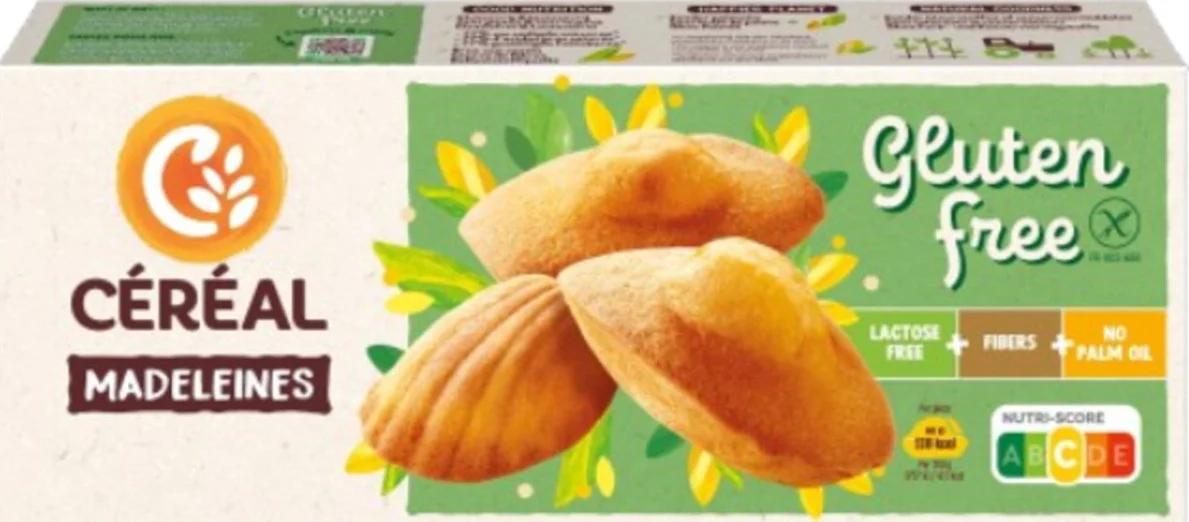Cereal Madeleines Glutenvrij Lactosevrij 180GR