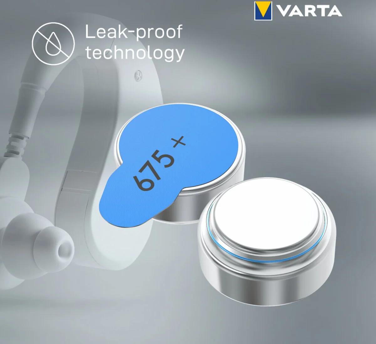 3x Varta Gehoorbatterij Gehoorapparaat 675 Blister 6 stuks