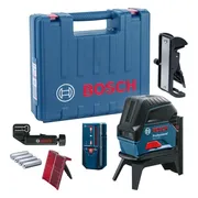 Bosch Professional GCL 2-50 Punt- en kruislijnlaser rood + LR 6 laserontvanger in koffer - 0601066F01