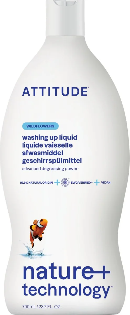 Attitude Washing Up Liquid Wildflowers 700ML