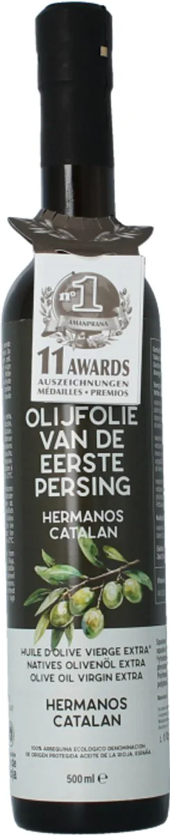 Aman Prana Hermanos Catalan Extra Olijfolie 500ML
