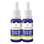 2x Vitakruid Vitamine D3 & K2 10 ml