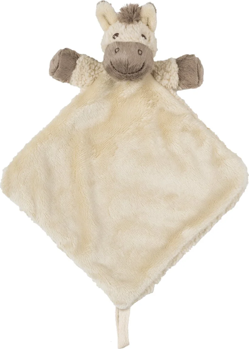 Happy Horse Paard Helma Knuffeldoekje - Beige - Baby Cadeau