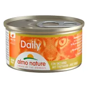 48x Almo Nature Daily Menu Kattenvoer Nat Mousse Kalkoen 85 gr