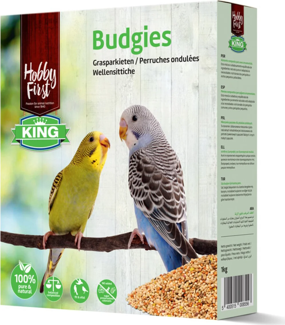 HobbyFirst King Grasparkieten 1 kg
