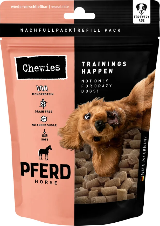 6x Chewies Trainingshapjes Hondensnacks Paard 175 gr