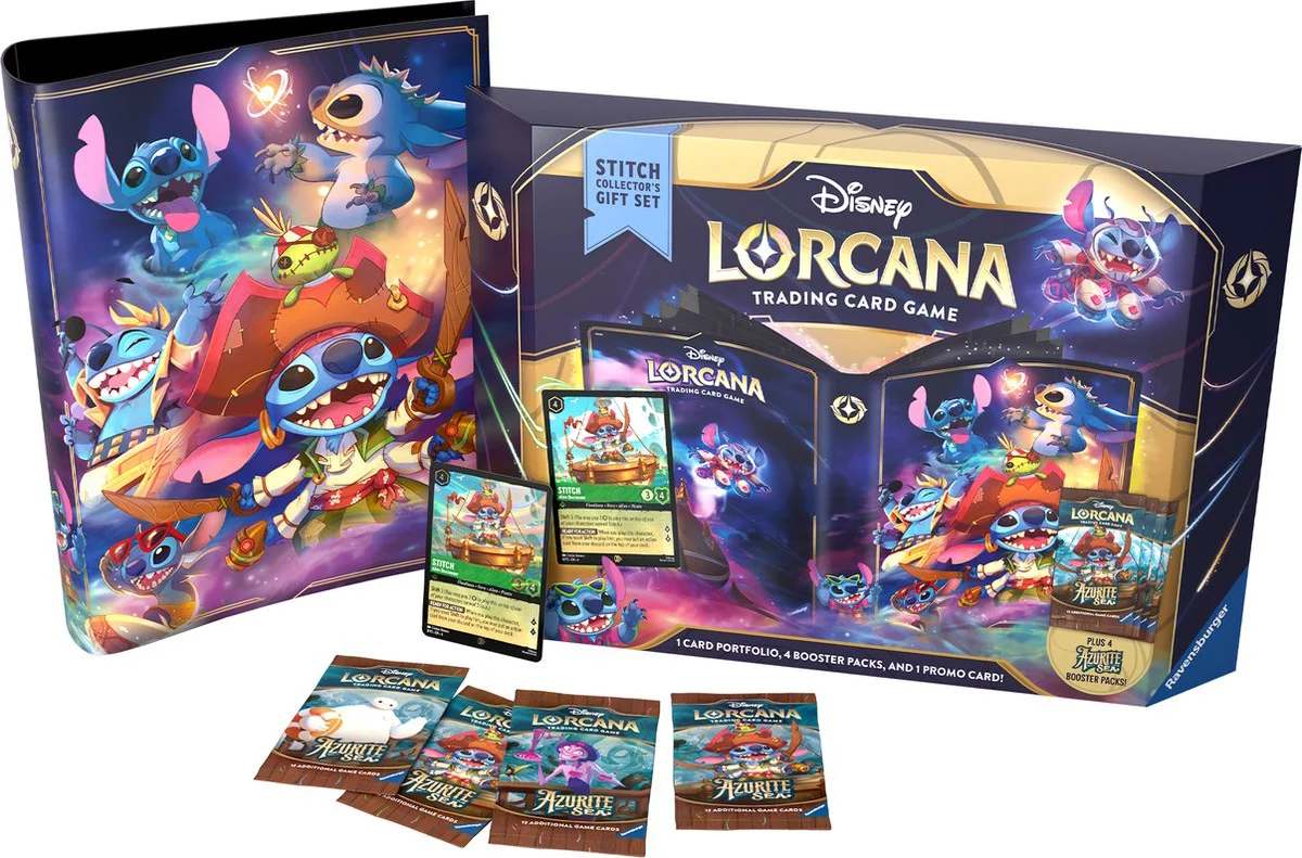 Disney Lorcana Azurite Sea Stitch Collector's Gift Set