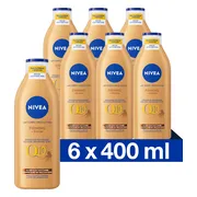 6x NIVEA Bodylotion Firming + Bronze Q10 400 ml