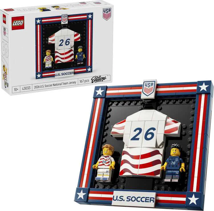 LEGO Editions Shirt van het Amerikaanse nationale voetbalteam 2026 43033