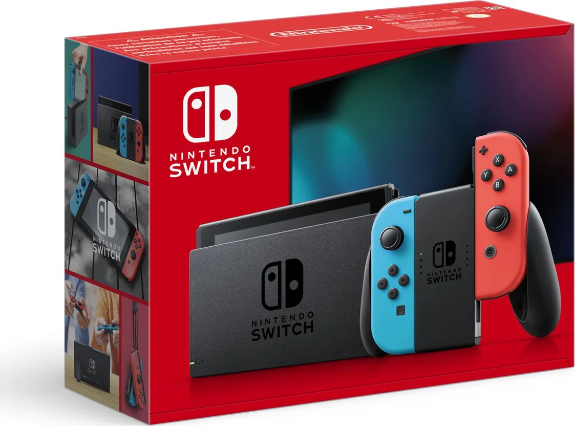 Nintendo Switch Console - Blauw/Rood