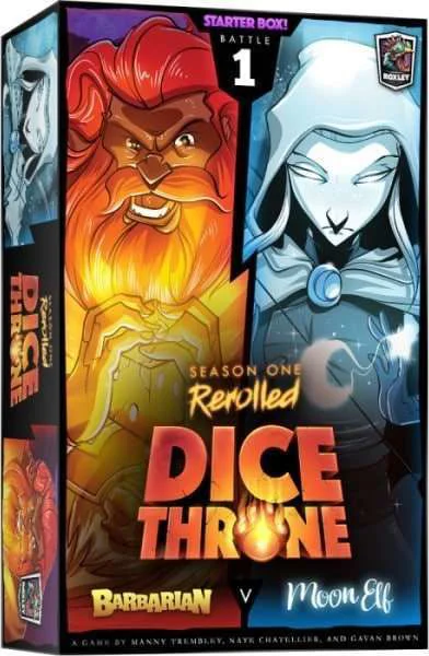 Dice Throne Season One ReRolled - Barbarian vs Moon Elf