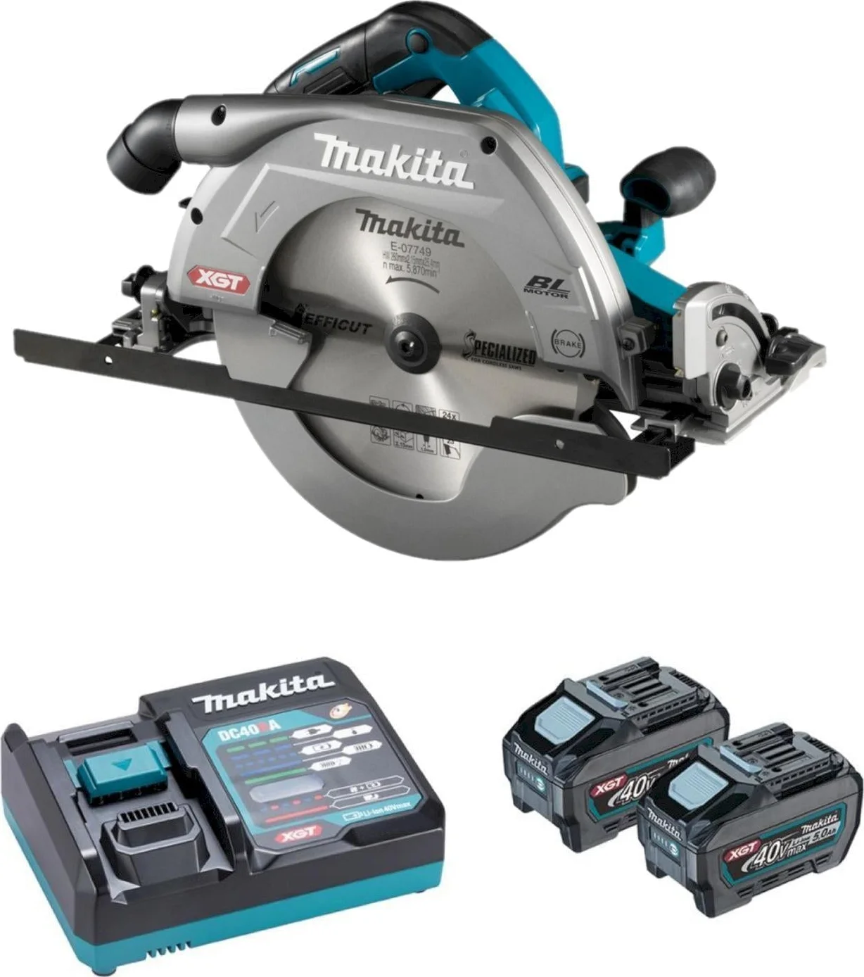 Makita HS011GT201 Accu cirkelzaag 270mm XGT 40V Max 5.0Ah