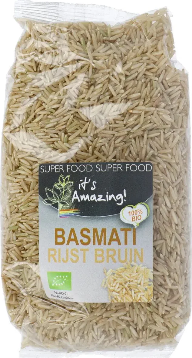 Its Amazing Basmati Rijst Bruin 500GR