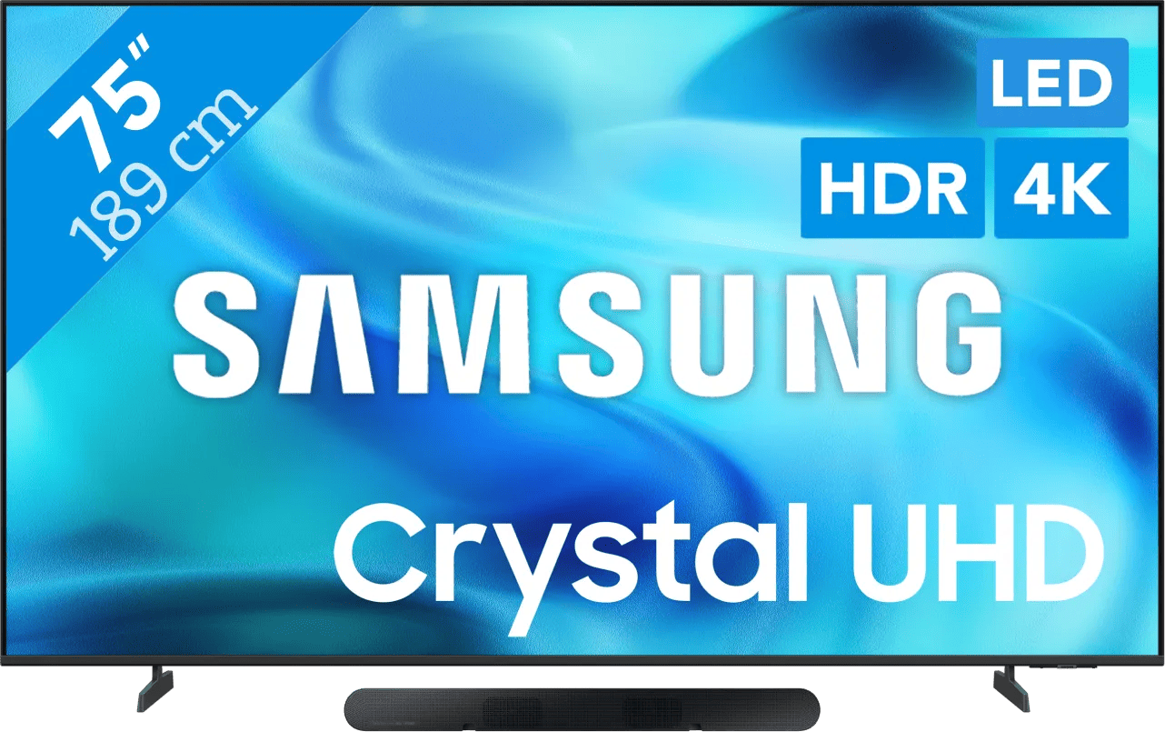 Samsung Led 75" U8070H (2026) + Samsung HW-S60D Zwart (2024)