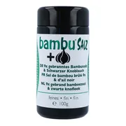 Bambu Salz Bamboezout Fijn 9x Gebrand en Zwarte Knoflook 100GR