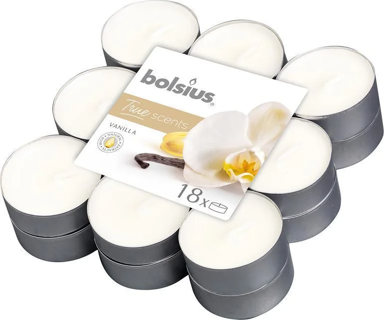 Bolsius True Scents Vanilla Geurtheelichten 18ST