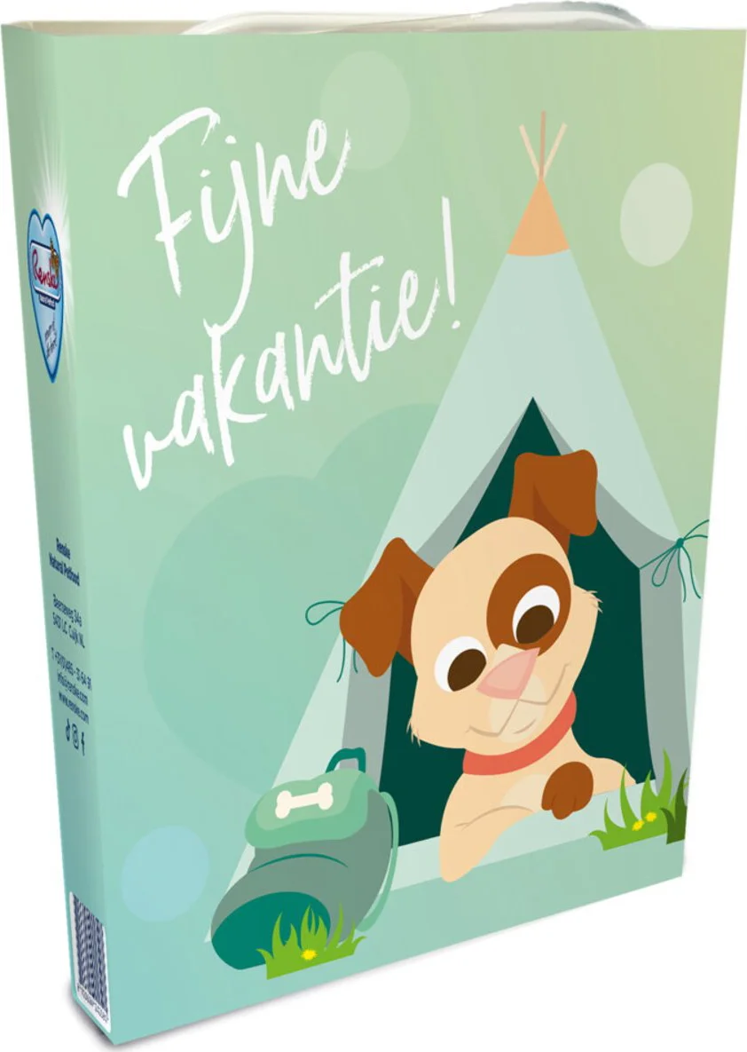 10x Renske Woef Gift Fijne Vakantie (Neutraal)