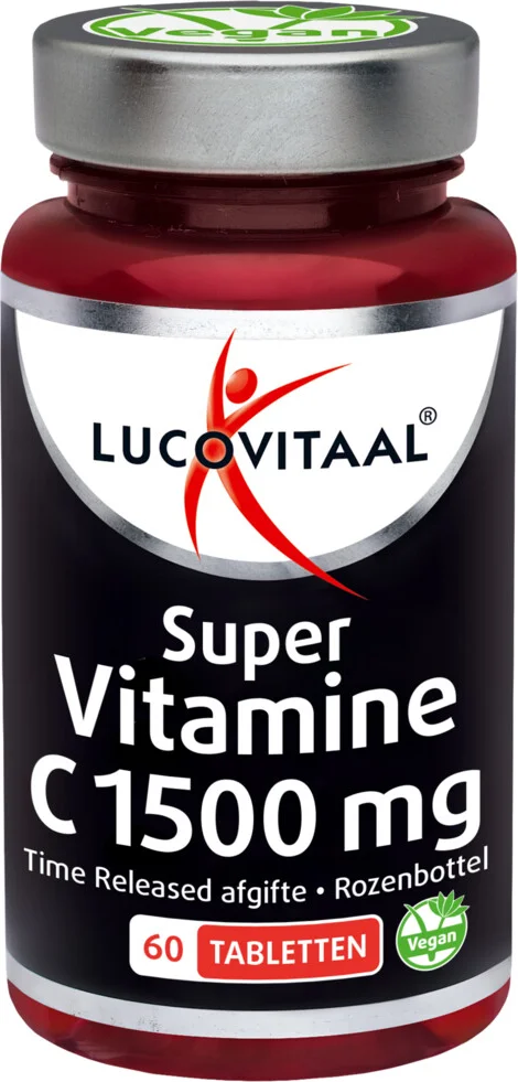 3x Lucovitaal Super Vitamine C1500 Time Released 60 tabletten