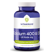 Vitakruid Calcium 400 & D3 uit Rode Alg 90 kauwtabletten
