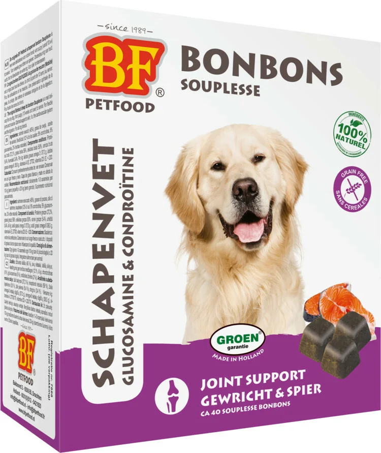BF Petfood Schapenvet Bonbons Souplesse 40 stuks