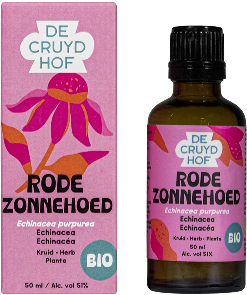 Cruydhof Rode Zonnehoed Echinacea Purpurea Bio Druppels 50ML