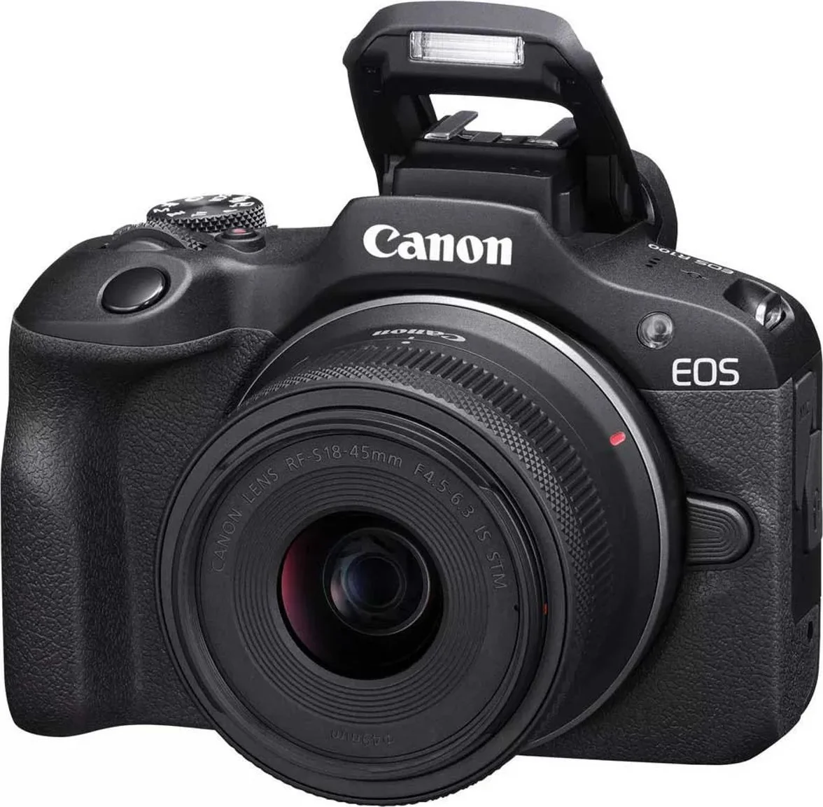 Canon EOS R100 Zwart + 18-45mm