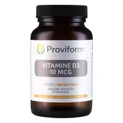 Proviform Vitamine D3 10mcg Softgel Capsules 250st 250SG