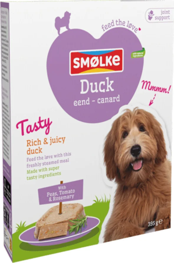 Smolke Hondenvoer Vers Gestoomd Eend 395 gr